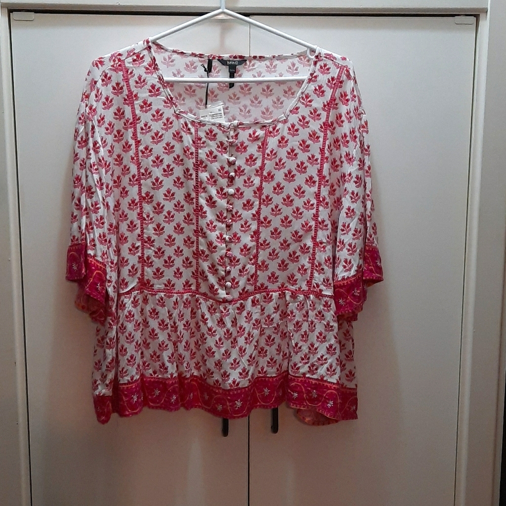 Buffalo David Bitton Top Tunic Size XL